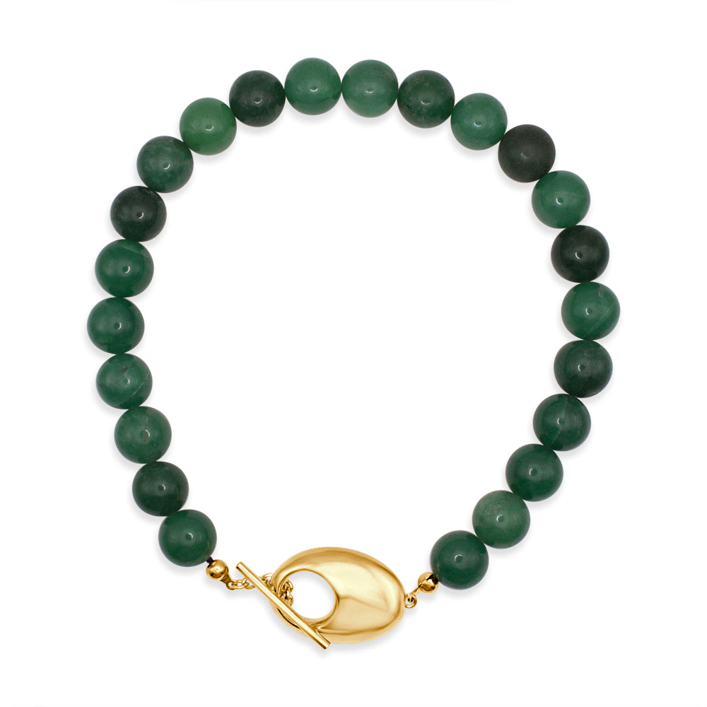 Union Stone Necklace - Green