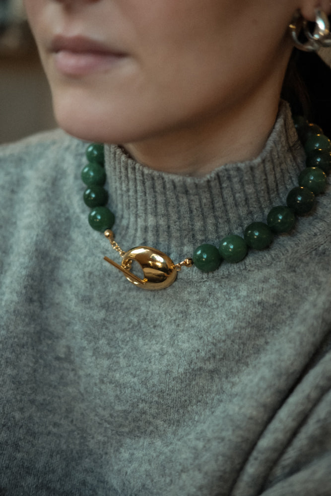 Collier Union Stone-Vert