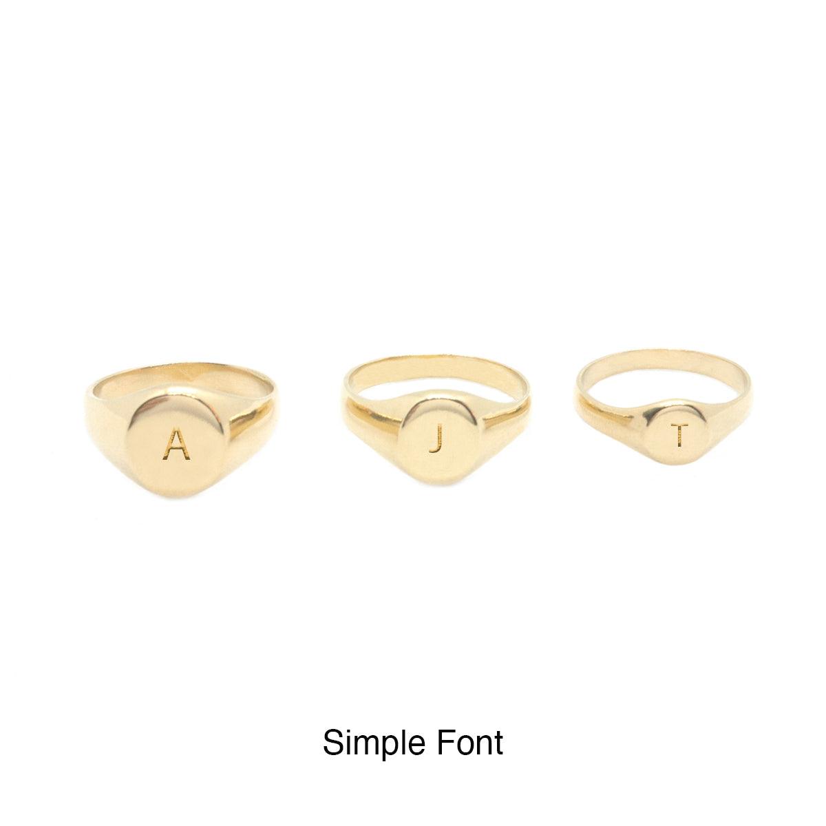 Zoe Baby Signet Ring - NUUK